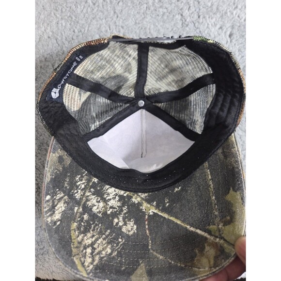 TAPE INDUSTRIAL Hat Cap Snap Back Camo Trucker Mesh Camouflage Mens Hunting - Picture 5 of 6
